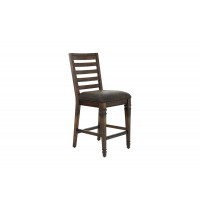 Coaster Furniture 192749 Delphine Ladder Back Counter Height Chairs Brown (Set of 2)